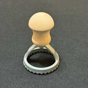 Eppicotispai Round Ravioli Stamp with Beechwood Handle